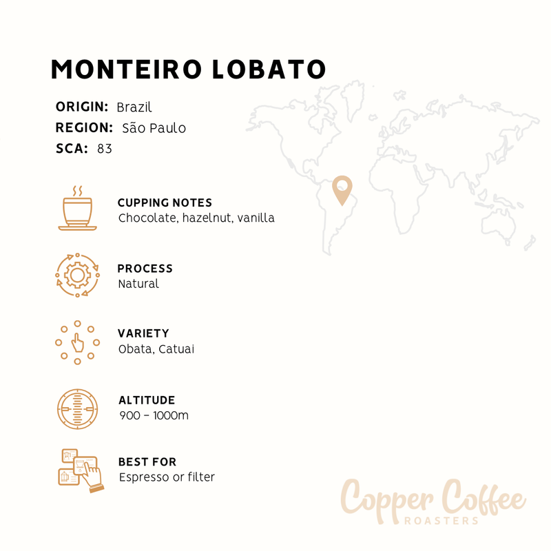 Brazil Monteiro Lobato | Single Origin Speciality Coffee