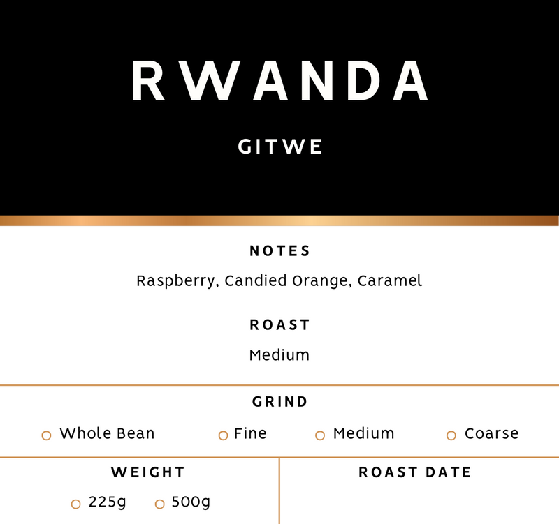 Rwanda Gitwe Honey Process | Single Origin Speciality Coffee