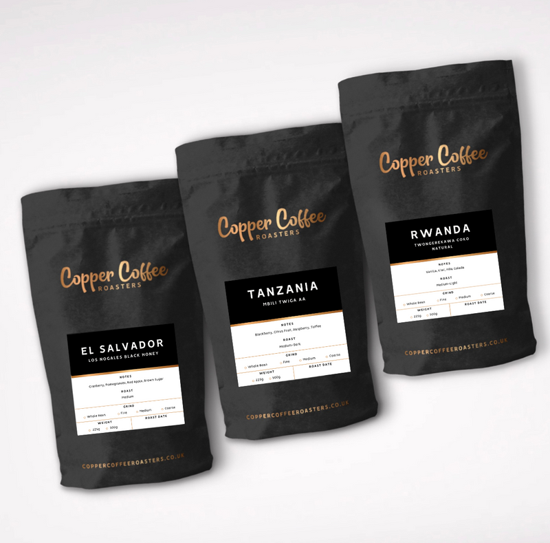 Triple Pack - El Salvador, Tanzania, Rwanda | Single Origin Speciality Coffee
