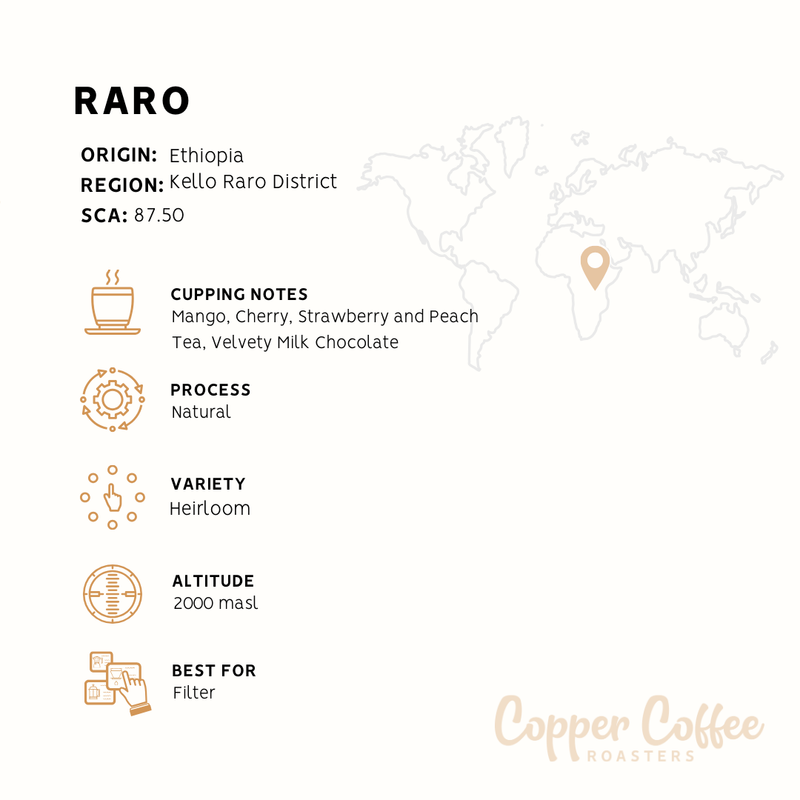 Ethiopia Raro Natural | Single Origin Speciality Coffee