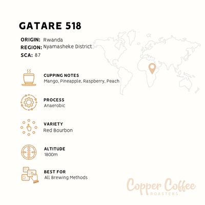 Rwanda Gatare Anaerobic Natural Process | Single Origin Speciality Coffee