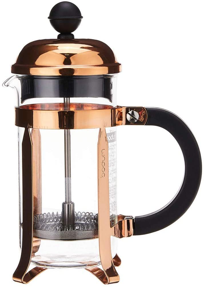 Bodum Chambord 3 Cup Cafetiere French Press Coffee Maker (Copper)