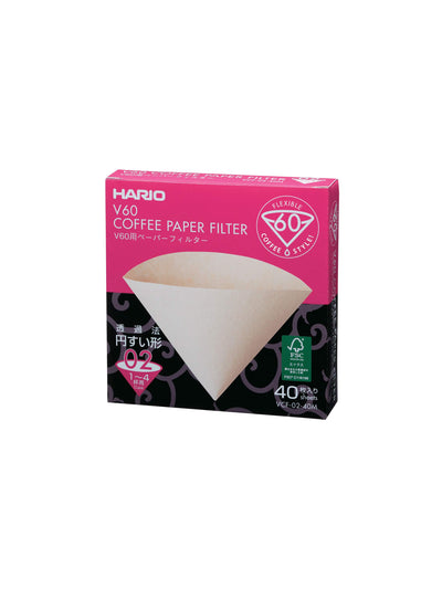 Hario V60 Coffee Filter Papers - Size 01 (Small)