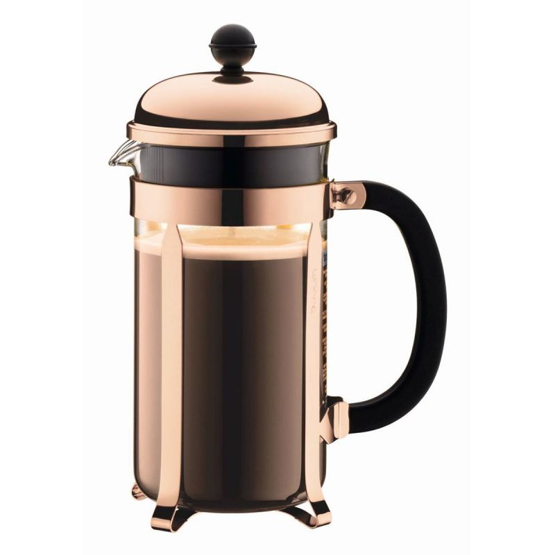 Bodum Chambord 8 Cup (1L) Cafetiere French Press Coffee Maker (Copper)