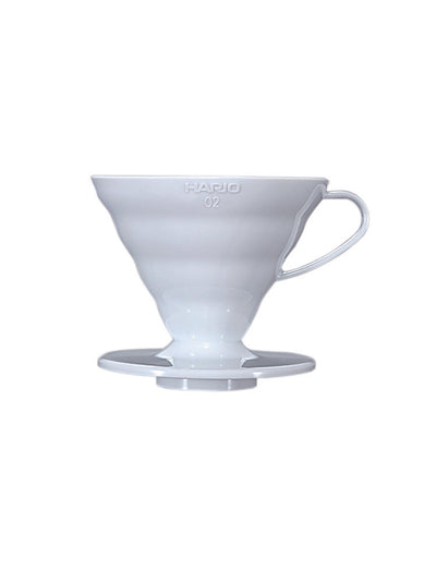 Hario V60 Plastic 02 Coffee Dripper - Pour Over Filter Coffee Maker