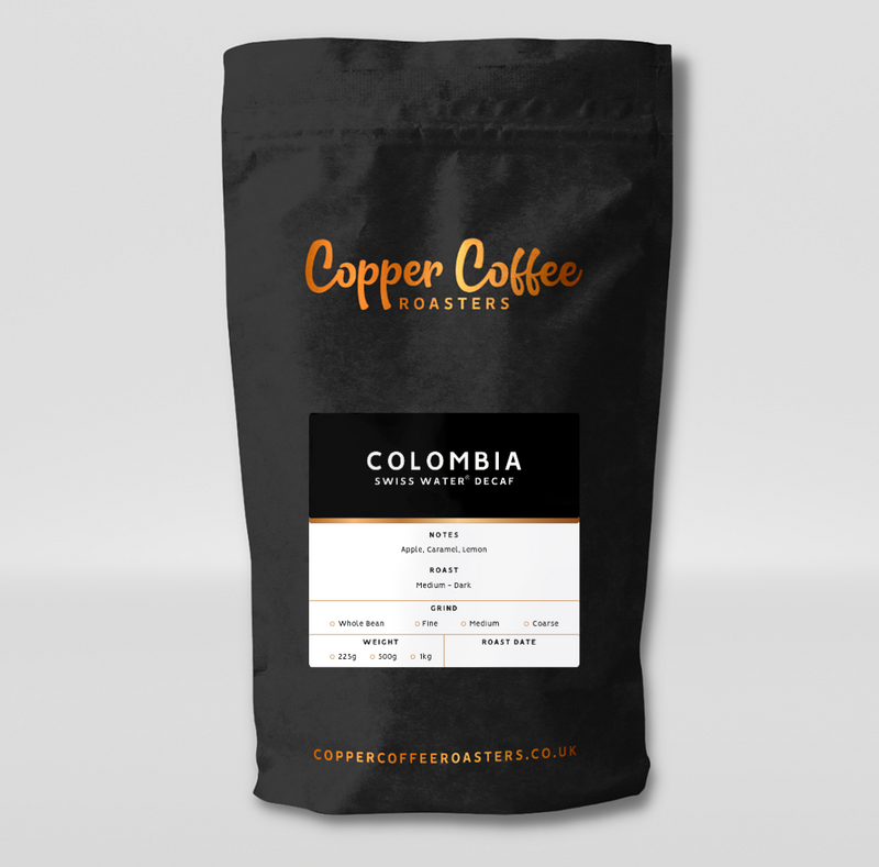 Colombia Decaffeinated | Single Origin Decaf Speciality Coffee