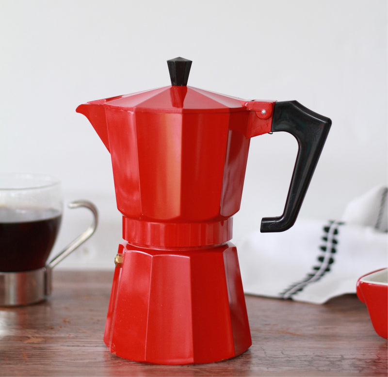 Pezzetti Moka Pot Coffee Maker - 6 Cup Espresso